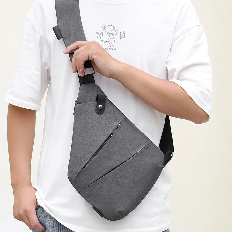 Anti-Theft Waterproof Crossbody Bag for Men - Multifunctional