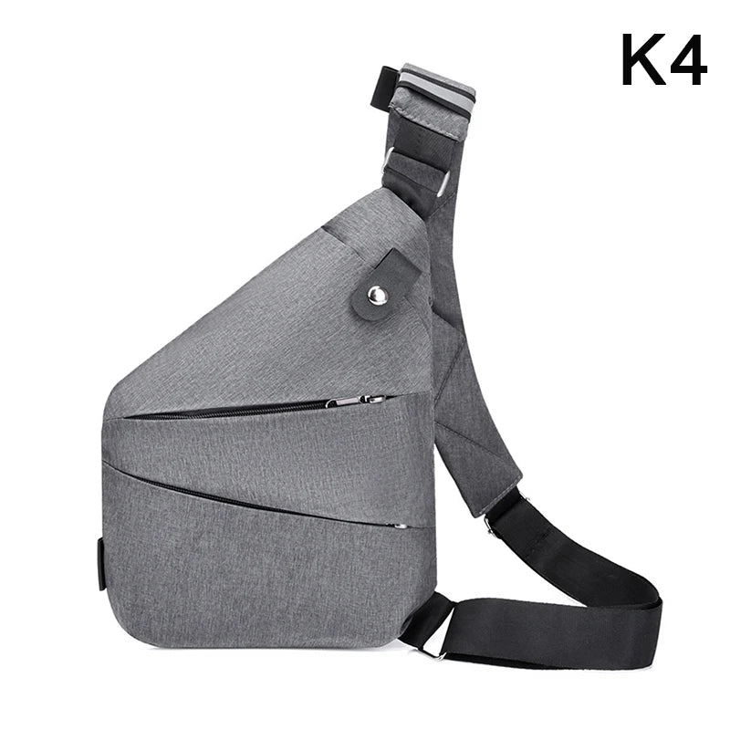 Anti-Theft Waterproof Crossbody Bag for Men - Multifunctional